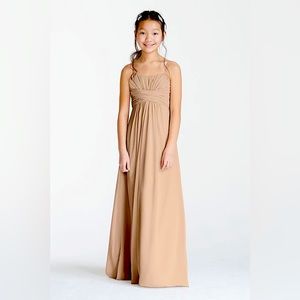 Long Chiffon Sweetheart Gown